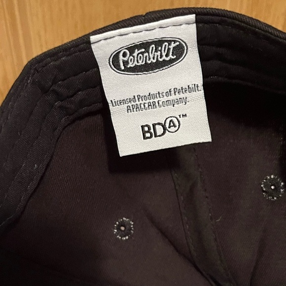 Peterbilt Trucks Black & Red Ho-Ho-Ho Holiday Print Hat/Cap - Picture 8 of 10